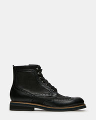 AVIANO Black Lace-Up Men's Ankle Boot | Steve Madden