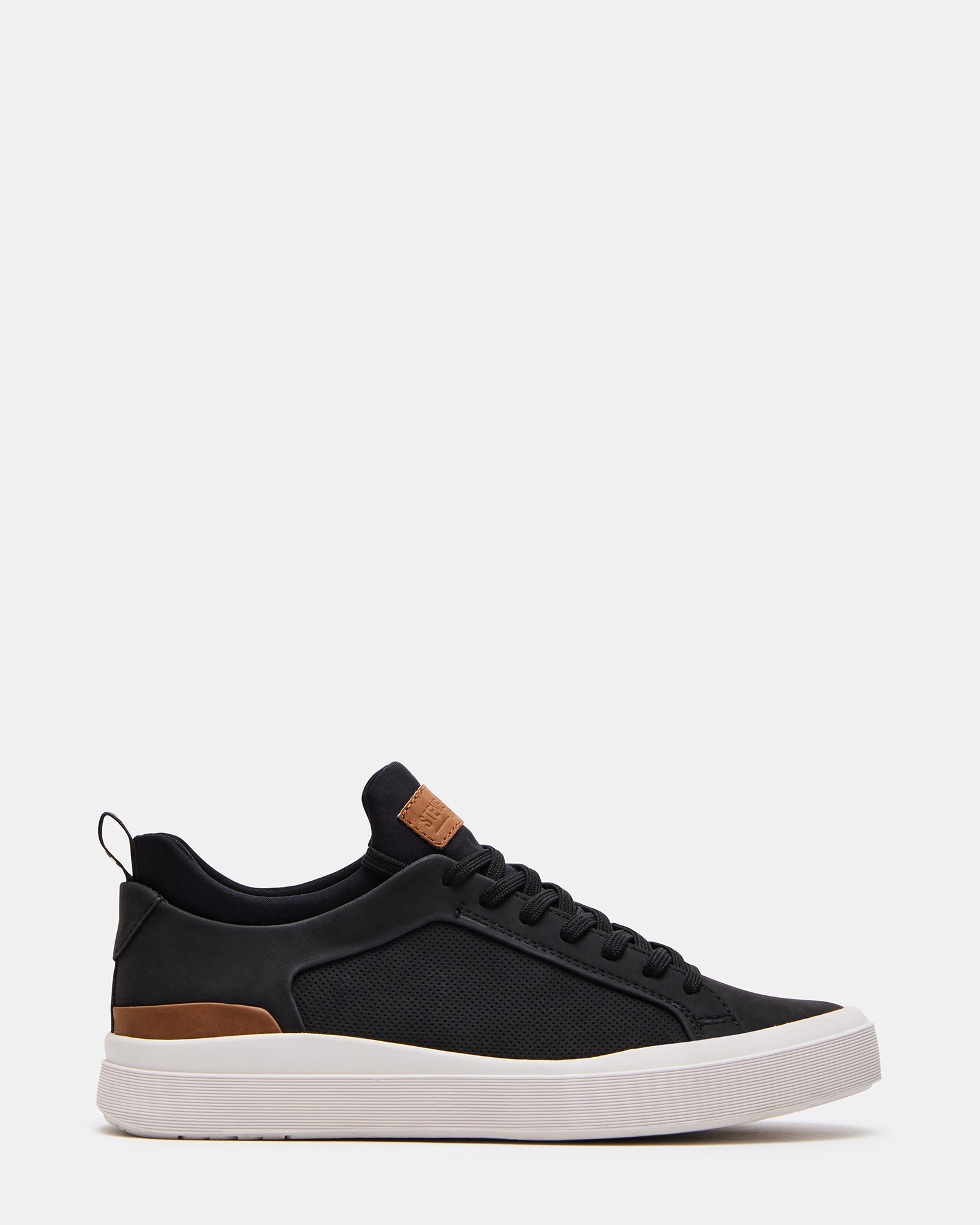 DACK Black Men's Lace-Up Sneakers | Steve Madden