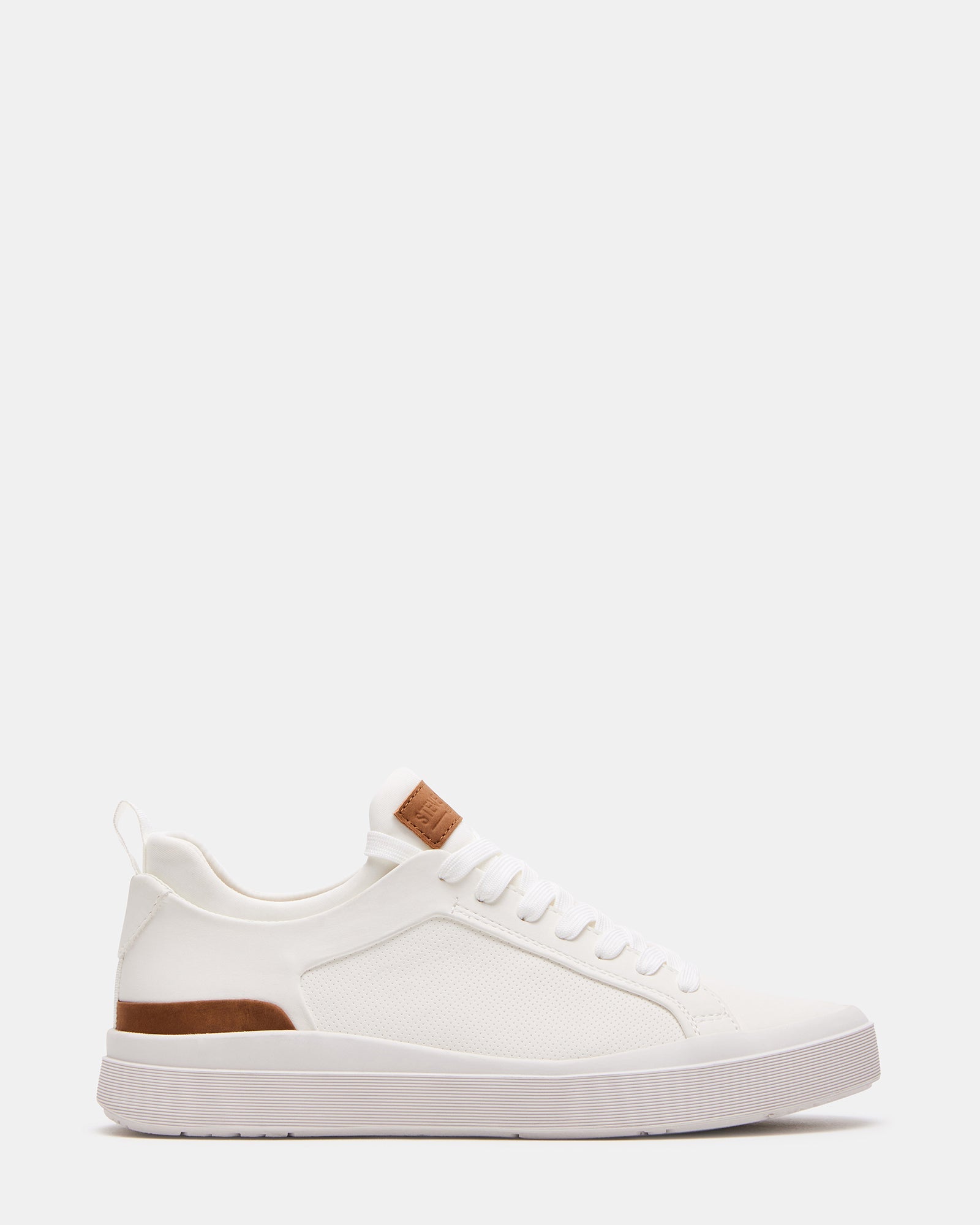 DACK White Men's Lace-Up Sneakers | Steve Madden