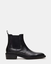 DESPERADO Black Leather Chelsea Men's Ankle Boot | Steve Madden