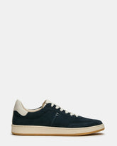DYLAN Navy/White Low-Top Lace-Up Platform Men's Sneaker | Steve Madden