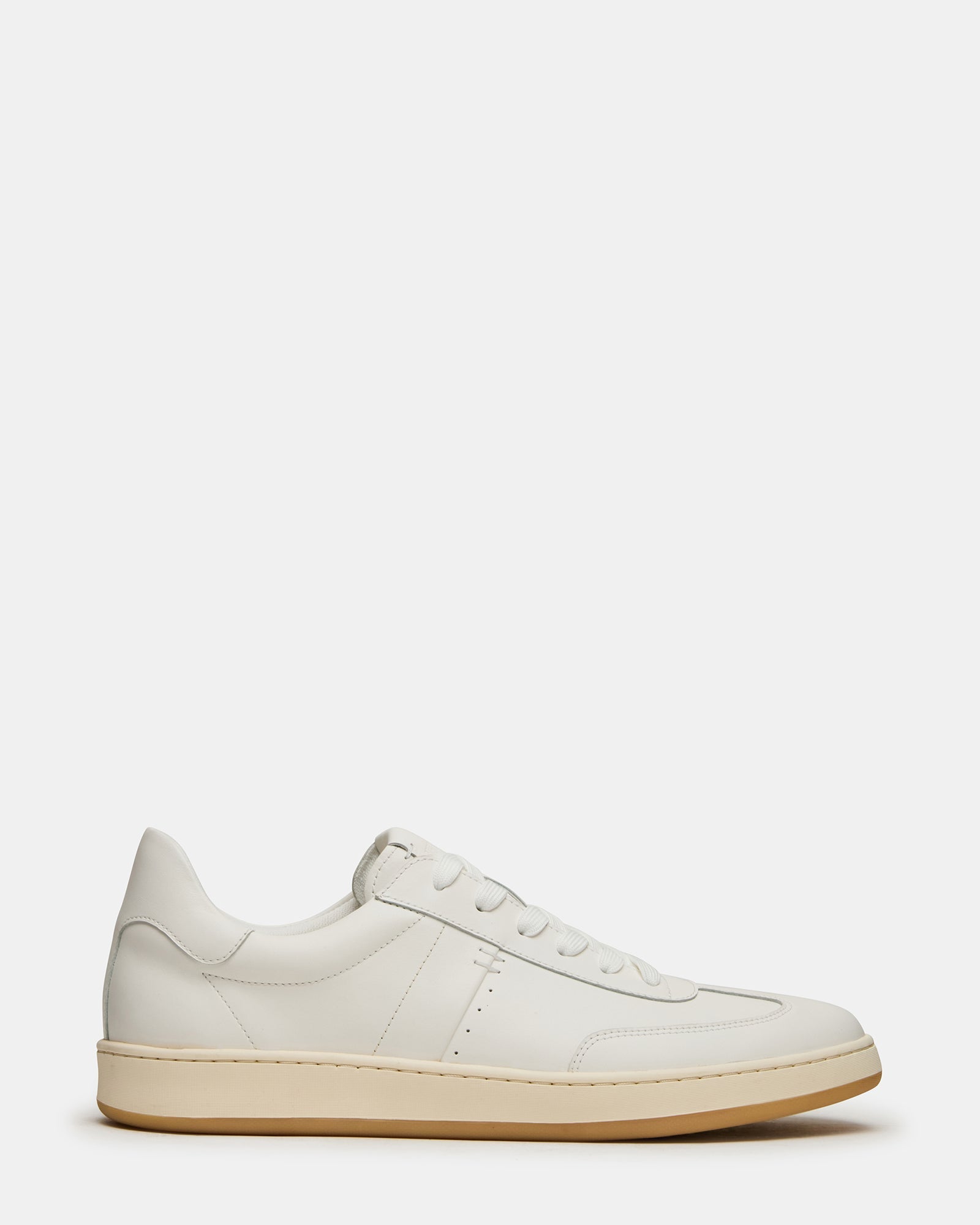 DYLAN White Low-Top Lace-Up Platform Men's Sneaker | Steve Madden