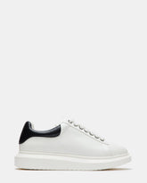FROSTED White Multi Men's Low-Top Lace-Up Sneaker | Steve Madden