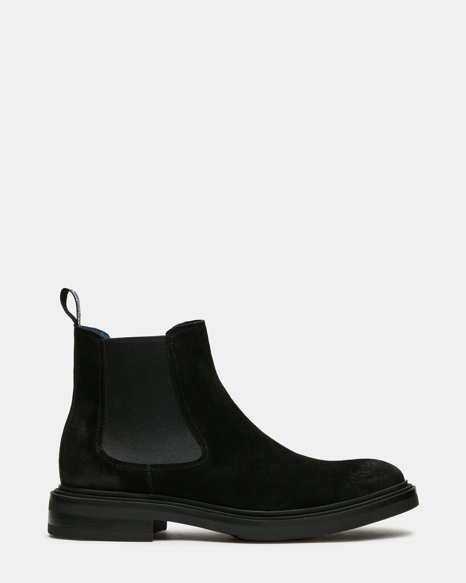 HEKTOR Black Suede Chelsea Men's Ankle Boot | Steve Madden