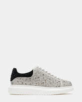 ICEBOX Silver Multi Men's Low-Top Lace-Up Sneaker | Steve Madden