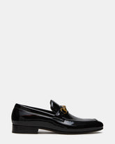 JAKIRO Black Patent Slip-On Dress Men's Loafer | Steve Madden