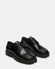 JAXEL Black Box Tabi Split-Toe Lace-Up Lug Men's Dress Shoe | Steve Madden