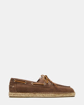 PANCHO Taupe Suede Slip-On Espadrille Boat Shoe Men's Casual | Steve Madden