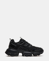 PONCE Black Men's Chunky Sole Lace Up Sneaker | Steve Madden
