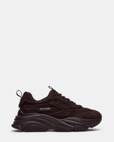 POSSESS Brown Suede Low-Top Lace-Up Men's Sneaker | Steve Madden