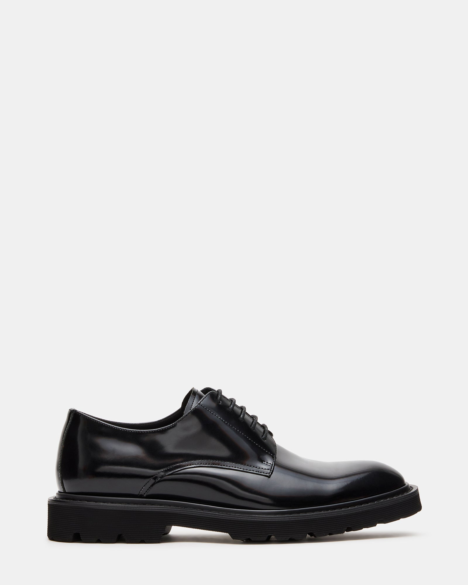 RICOTTA Black Box Lace-Up Derby Lug Men's Dress Shoe | Steve Madden