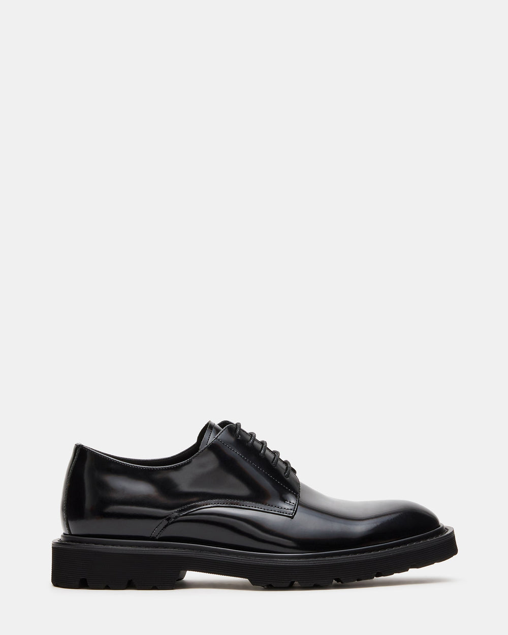 RICOTTA Black Box Lace-Up Derby Lug Men's Dress Shoe | Steve Madden