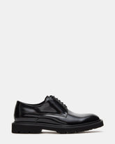 RICOTTA Black Box Lace-Up Derby Lug Men's Dress Shoe | Steve Madden