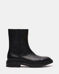 RONCO Black Leather Round-Toe Men's Ankle Boot | Steve Madden