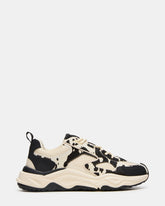 SALVADOR Black/White Low-Top Lace-Up Men's Sneaker | Steve Madden