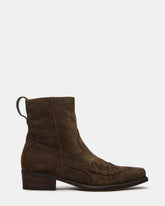 SANTANA Green Olive Western Men's Ankle Boot | Steve Madden