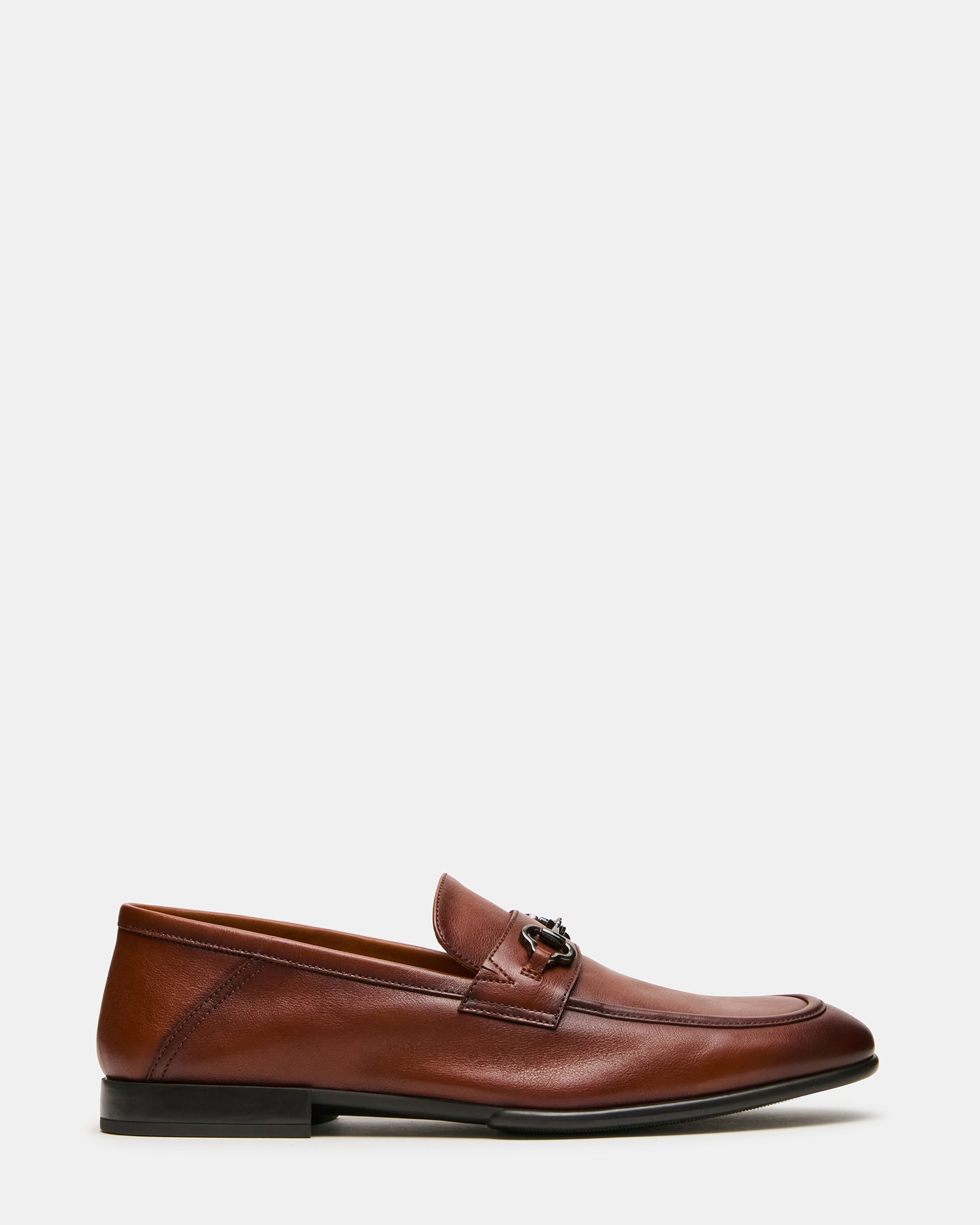 SCHMOOZE Tan Leather Horsebit Slip-On Dress Men's Loafer | Steve Madden