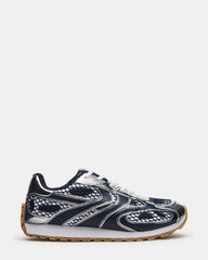 XYLO Blue Low-Top Lace-Up Men's Sneakers | Steve Madden