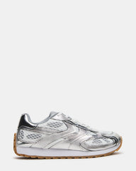 XYLO Silver Low-Top Lace-Up Men's Sneakers | Steve Madden