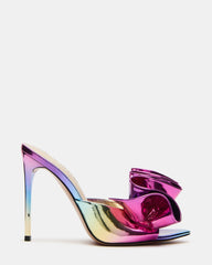 AFFINITY Metallic Multi Women's Pointed-Toe Stiletto Mule Heel | Steve Madden