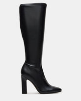 ARIA Black Wide Calf Knee-High Women's Boot | Steve Madden
