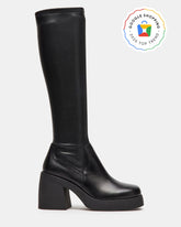 BERKLEIGH Black Women's Knee High Boot | Steve Madden