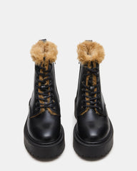 BUFFY FAUX FUR BLACK