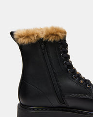 BUFFY FAUX FUR BLACK