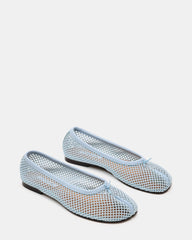 CALICO Light Blue Split Toe Tabi Women's Mesh Ballet Flat | Steve Madden