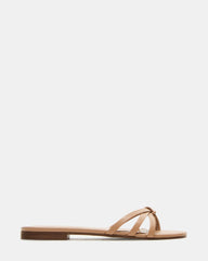 CALISSI Natural Leather Strappy Women's Slide Sandal | Steve Madden