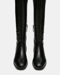CANTER BLACK LEATHER WIDE CALF