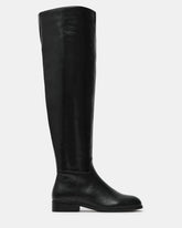 CANTER Black Leather Knee-High Women's Boot | Steve Madden