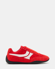 DOBSON Red Women's Low-Top Lace-Up Sneaker | Steve Madden