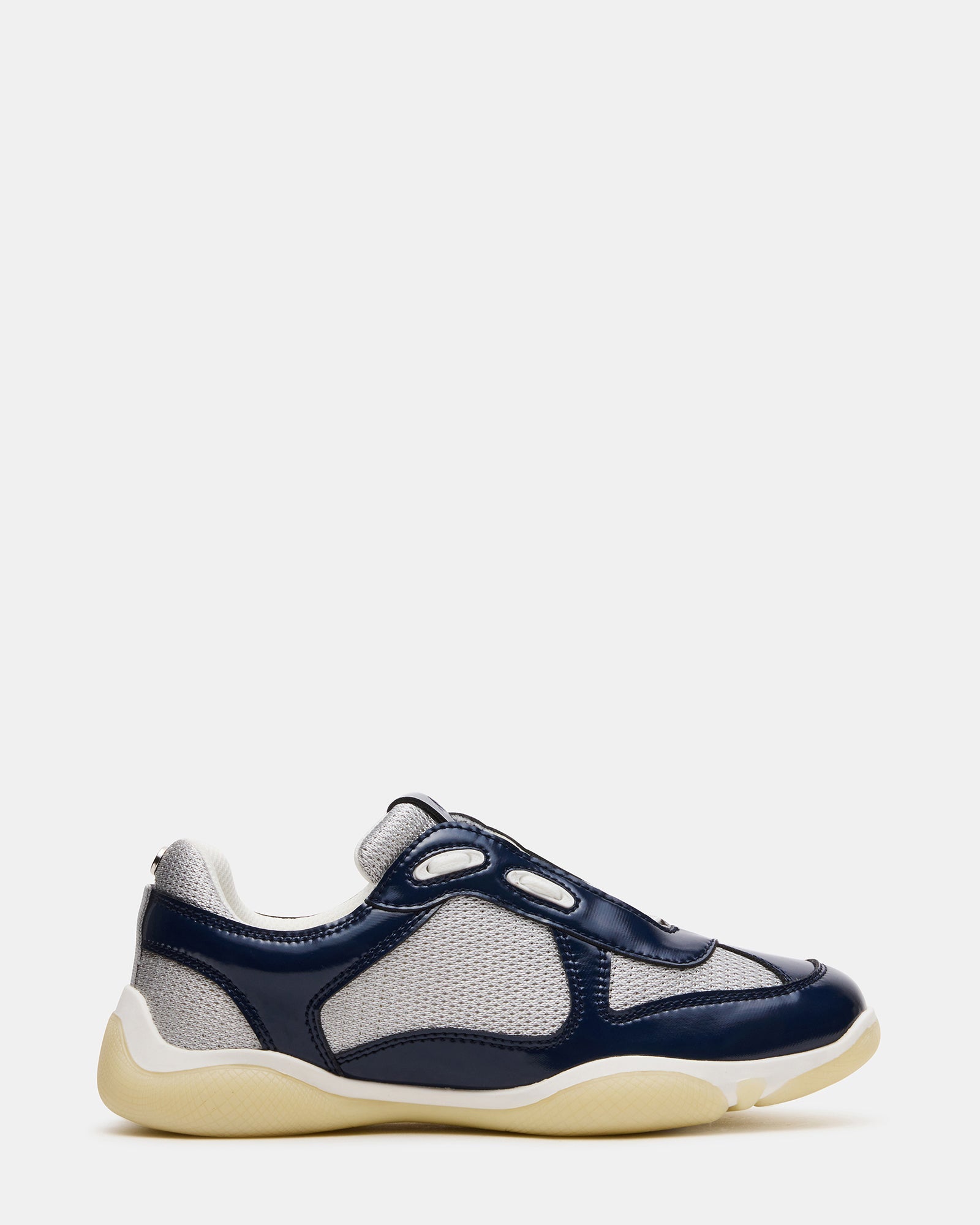 DUSTIN Navy Mesh Lace-Up Low-Top Women's Sneaker | Steve Madden