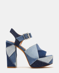 HALEA Denim Multi Platform Women's Block Heel | Steve Madden