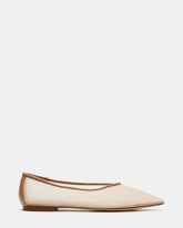 IDALINE Natural Pointed Toe Ballet Flat | Women's Flats | Steve Madden