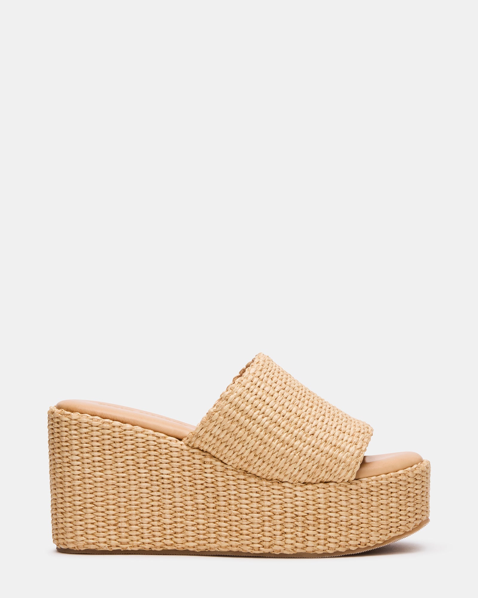 JETTY Raffia Platform Wedge Women's Sandal | Steve Madden