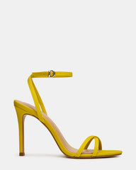 JYPSEY Yellow Strappy Stiletto Women's Heel | Steve Madden