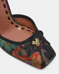 LARINA BLACK MULTI BROCADE