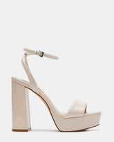 LESSA Bone Patent Platform Block Heel | Women's Heels | Steve Madden