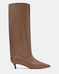 LYSARA Taupe Multi Two-Tone Pointed-Toe Knee-High Women's Boot | Steve Madden