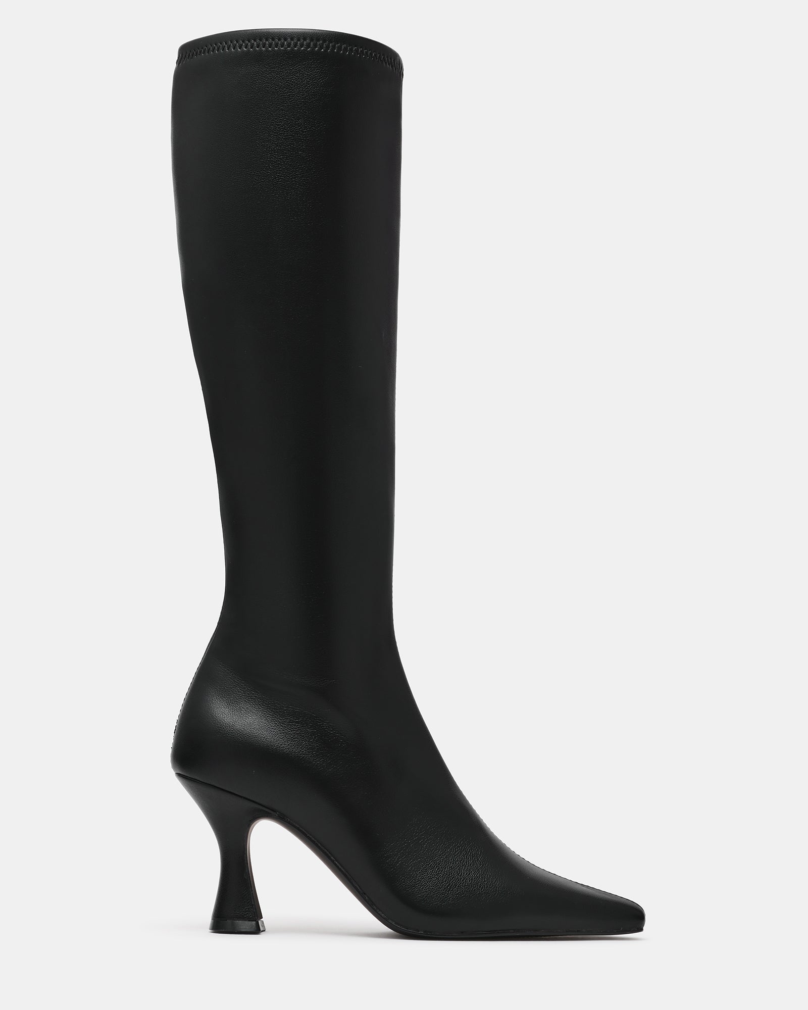 NOTTA Black Pointed-Toe Knee-High Women's Boots | Steve Madden