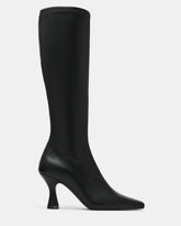 NOTTA Black Pointed-Toe Knee-High Women's Boots | Steve Madden
