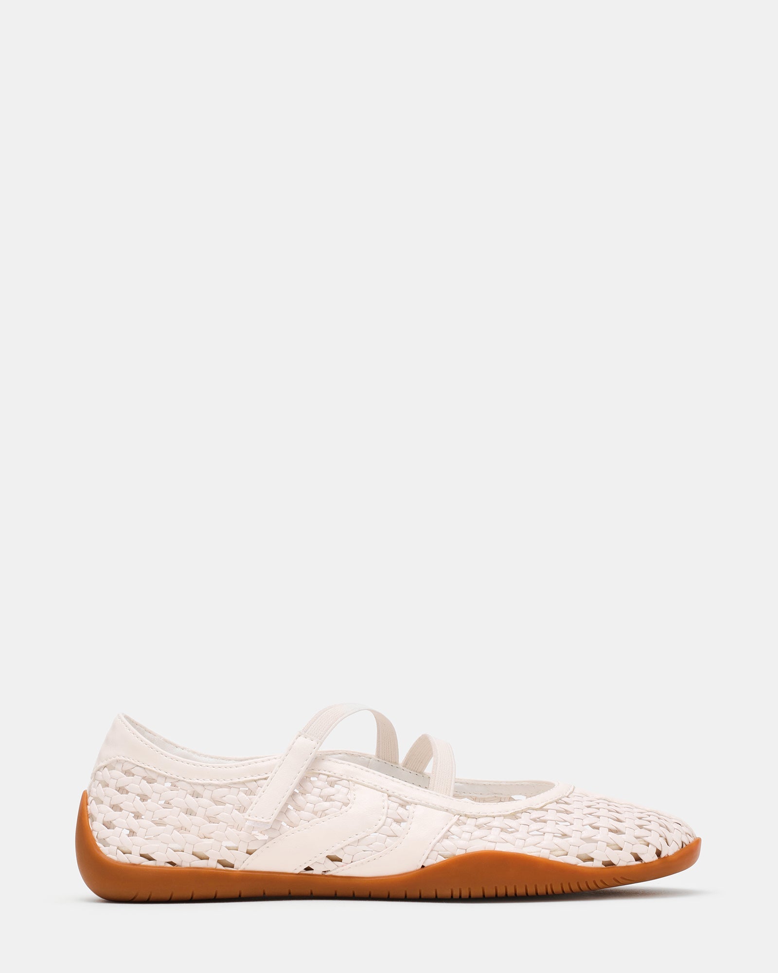 PULSE Woven Bone Mary Jane Sneakerina Women's Ballet Sneaker | Steve Madden