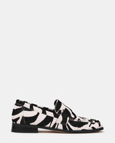 RONIE Zebra Scrunched Women's Loafer | Steve Madden
