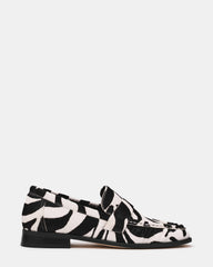 RONIE Zebra Scrunched Women's Loafer | Steve Madden