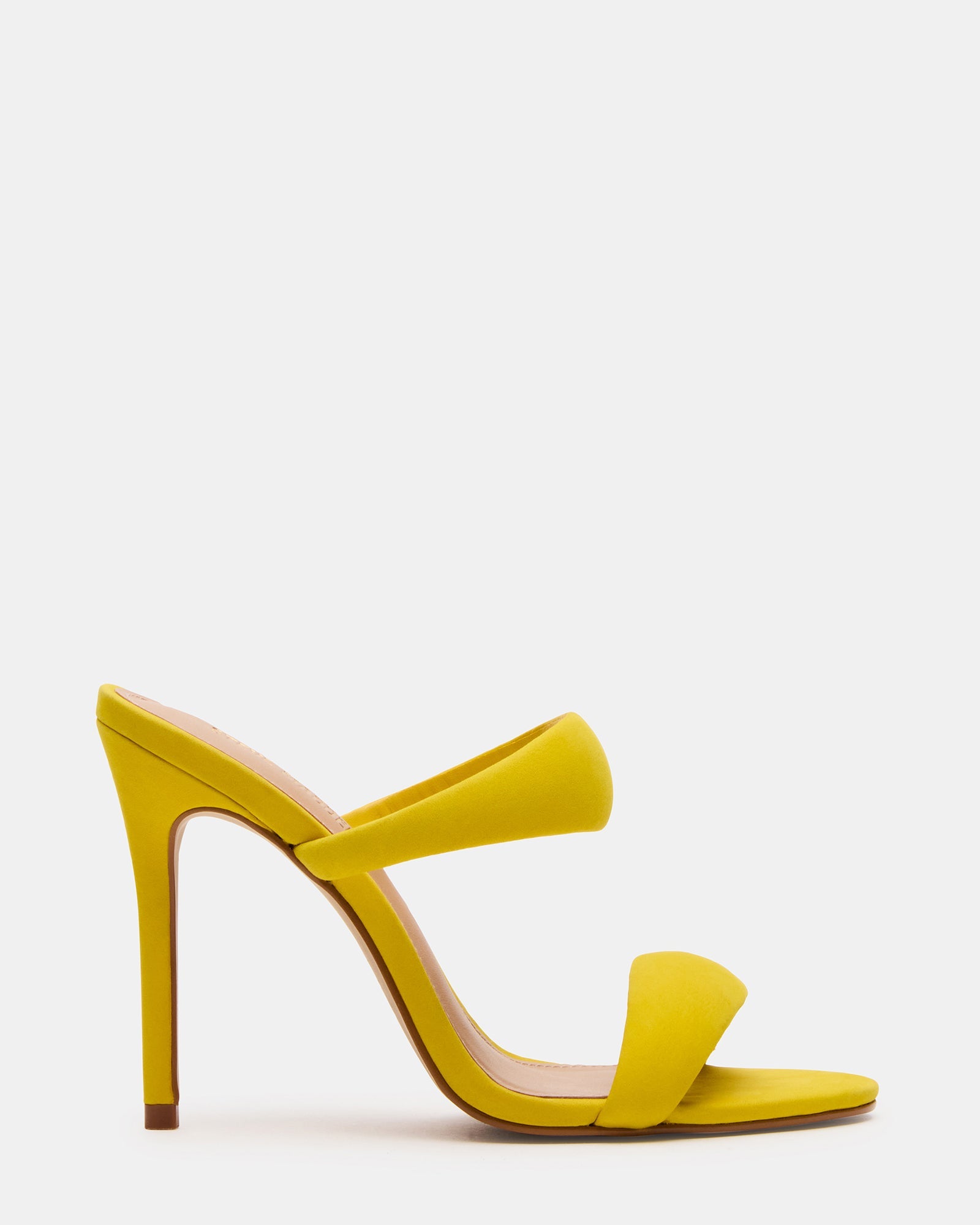 SATURN Yellow Stiletto Mule Women's Heel | Steve Madden