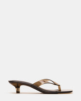 TRACIE Jelly Smoke Thong Strap Women's Kitten Heel | Steve Madden