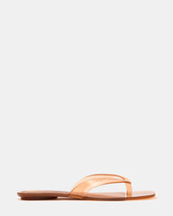 TRELLA Jelly Tan Square-Toe Thong Women's Sandal | Steve Madden