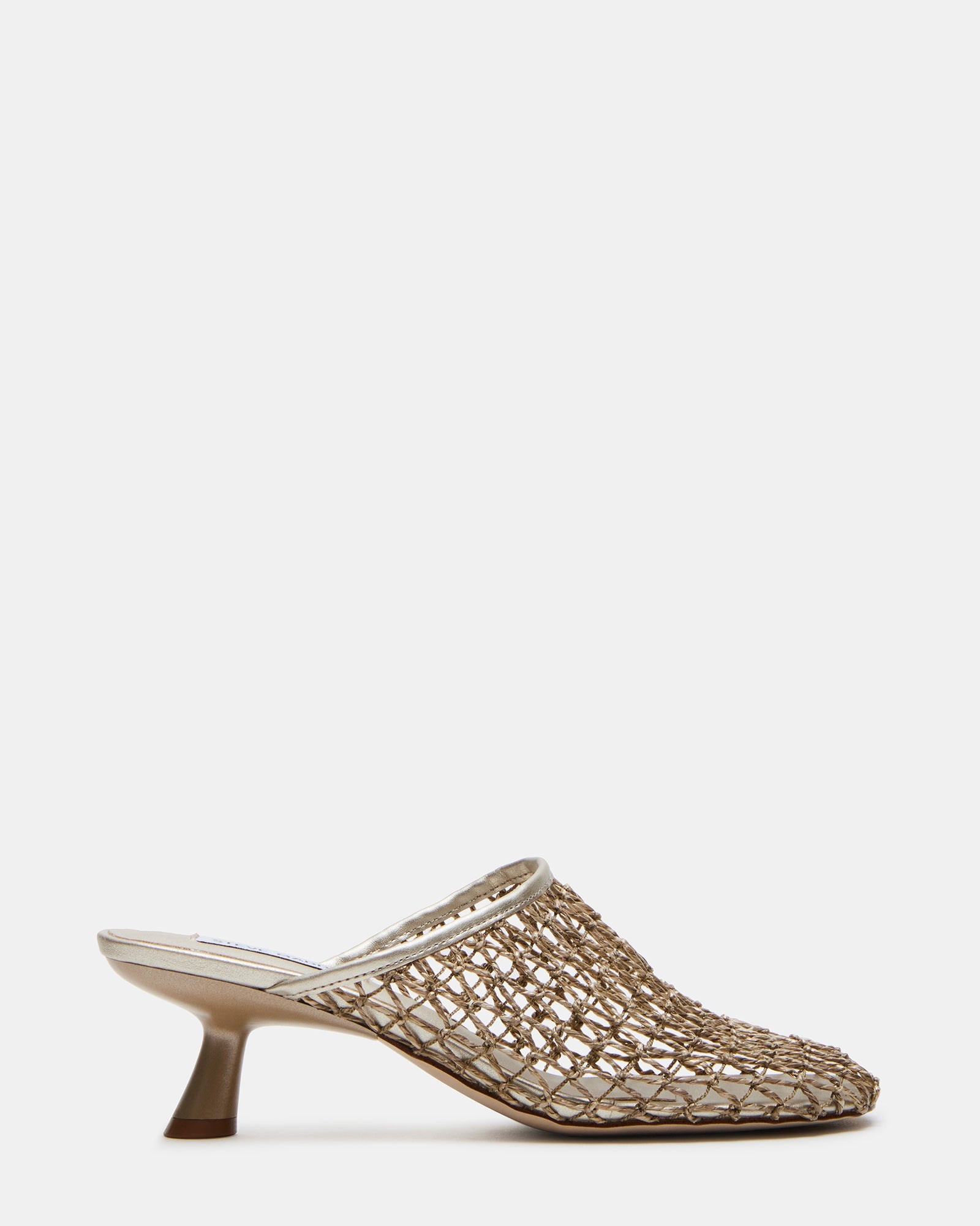 XRAY Gold Women's Caged Net Mule Heel | Steve Madden